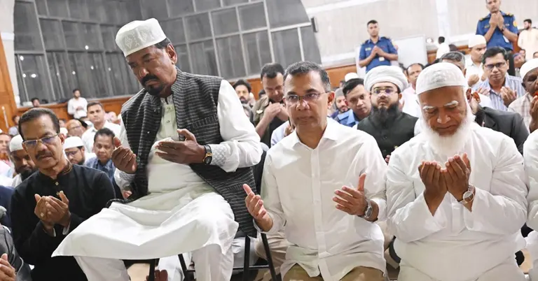 স্পিকারের সহধর্মিণীর রূহের মাগফিরাত কামনায় দোয়া